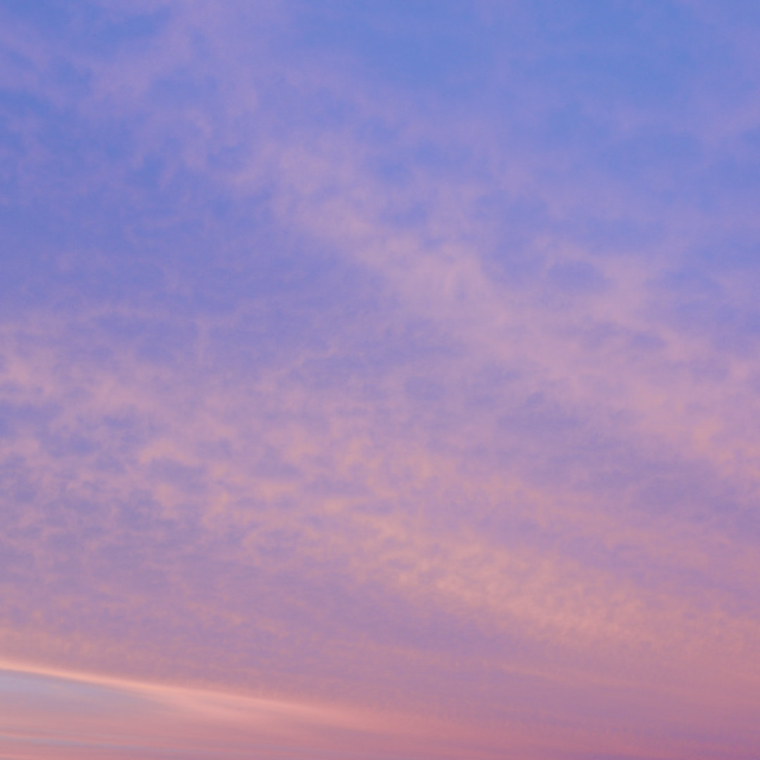 pink & blue cloudy sunset
